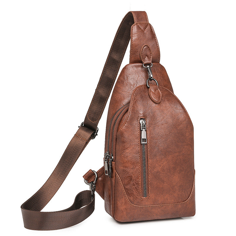 Find a factory,  popular women's bags PU bags, messenger bags, spring women's versatile retro breast bags, waist packs wholesale