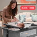 Movable game crib foldable patchwork large bed portable baby bed baby rocker changing table newborn