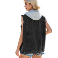 Fashion cross-border export women's clothing new arrival   washed fashioncasual denim vest vest waistcoat