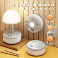 Us standard travel adapter power strip with 4 outlets, pd usb, for home use in the us, canada, and mexico
