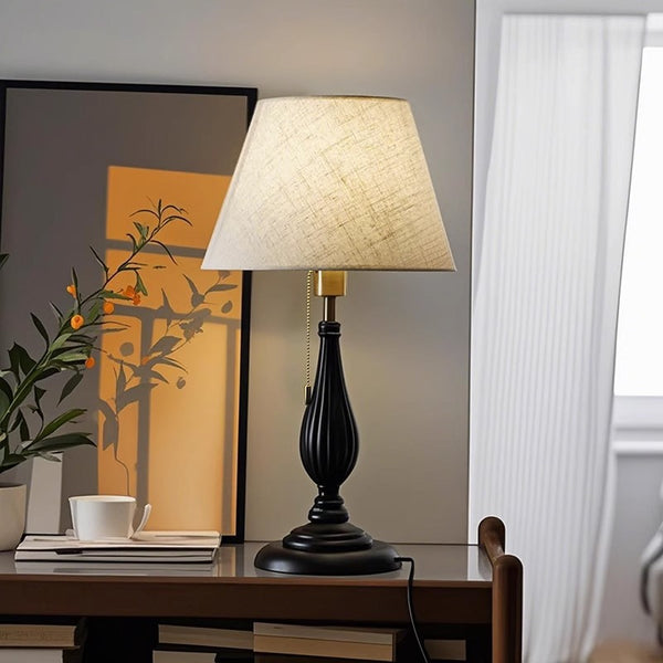 Study desk lamp medium ancient style simple bedroom bedside lamp B & B retro decoration advanced sense room lamp 1