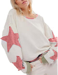 European and american style women's hoodie: trendy, chic, round neck, lightweight, loose fit, effortless style, long sleeve outerwear