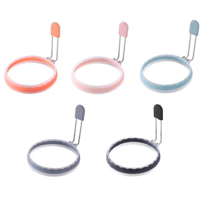 new arrival: round silicone egg ring - perfect for scrambled eggs, pancakes, and diy egg creations