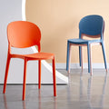 Scandinavian modern casual plastic chair for home backrest dining chair casual study chair stool restaurant chair scandinavian style