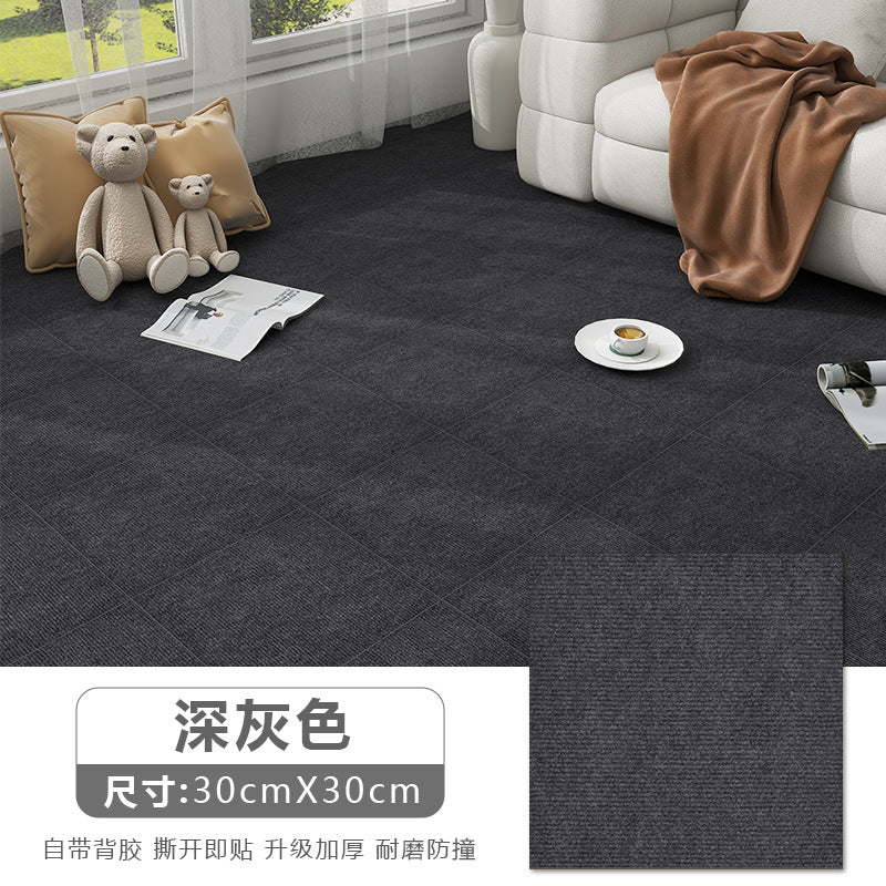 Splicing carpet self-adhesive living room bedroom crawling mat bedside full square non-slip floor mat room office study