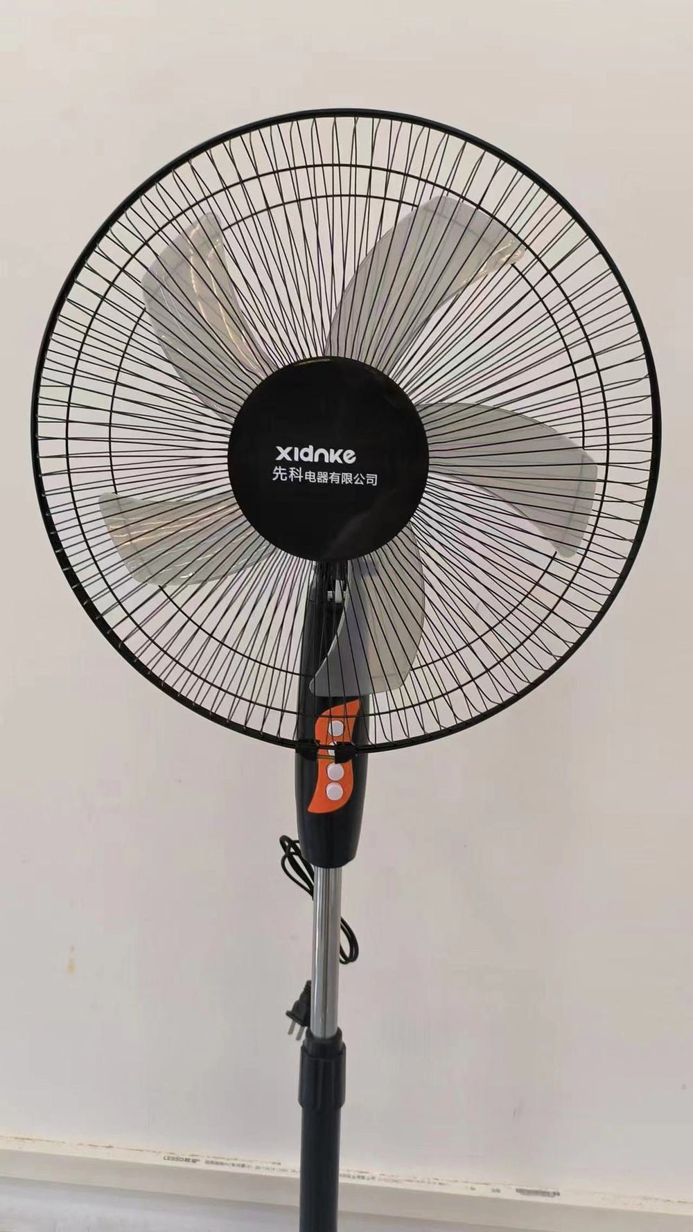 Xianke electric fan floor-standing for home powerful small dormitory desktop remote control office industrial strong wind cross-border