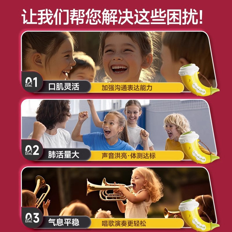Animal rally baby trumpet 30 sound effects bird whistle instrument baby horn kids toy can blow