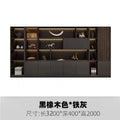 8-door filing cabinet (black oak*iron gray)
