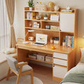 Desk and bookshelf integrated bedroom office desk home table adult writing desk junior high school student computer desk