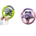 Kids' steering wheel toy - simulated driving, car seat back entertainment, baby soothing, multifunctional early education learning machine
