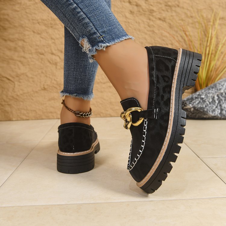 spring/autumn new arrival: plus size chunky sole loafers for women, sizes 36-43. wholesale available. perfect for  and  dropshipping