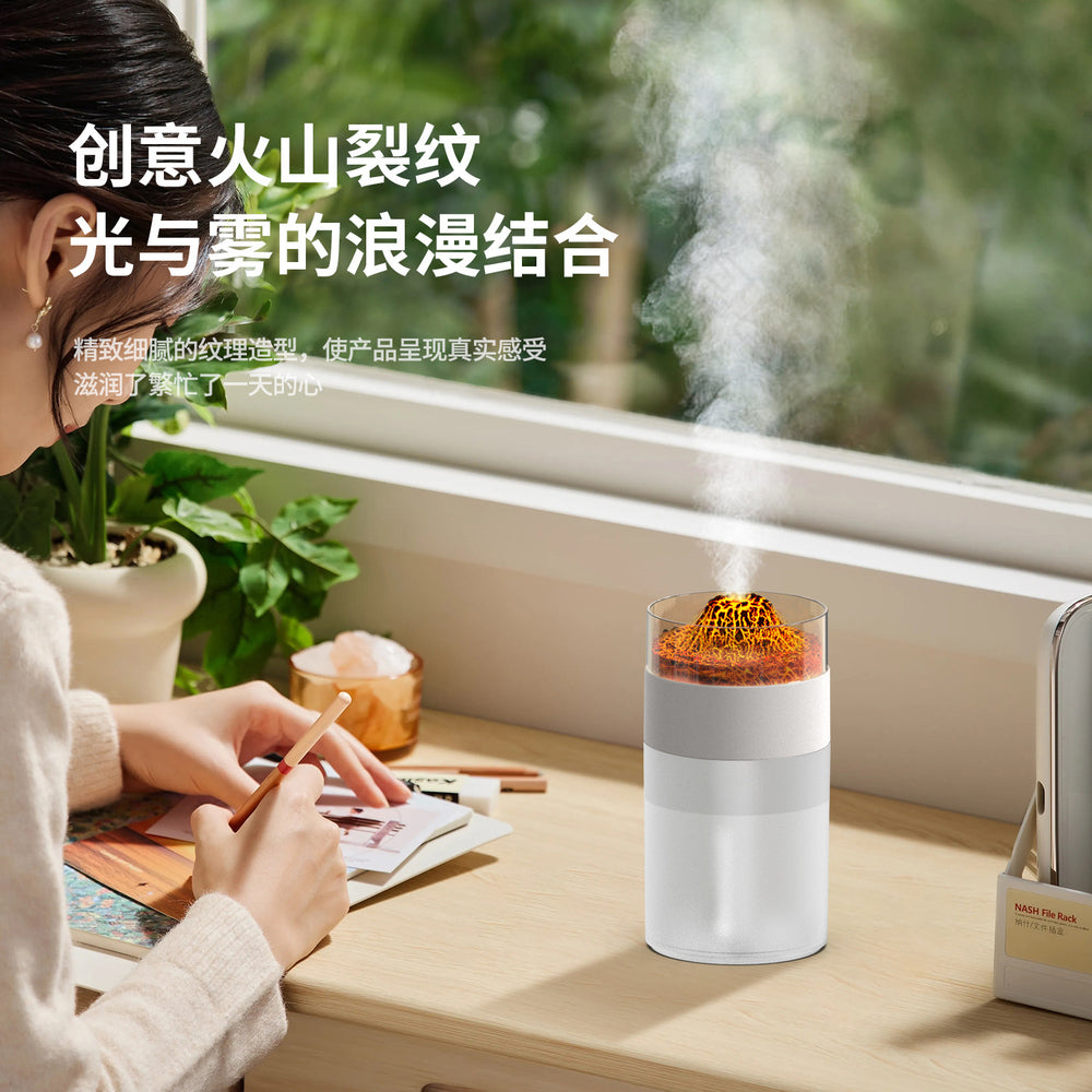 2025 aroma diffuser air conditioner room volcano atmosphere lamp aromatherapy humidifier scent machine nordic style automatic home use