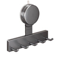 Suction cup hook kitchen punch-free storage rack kitchen hanging spatula spoon storage row hook wall-mounted wall shelf