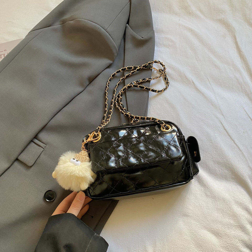 small fragrant style rhombus armpit bag for women 2026 spring new arrivalclassy texture shoulder bag niche style design women's bag