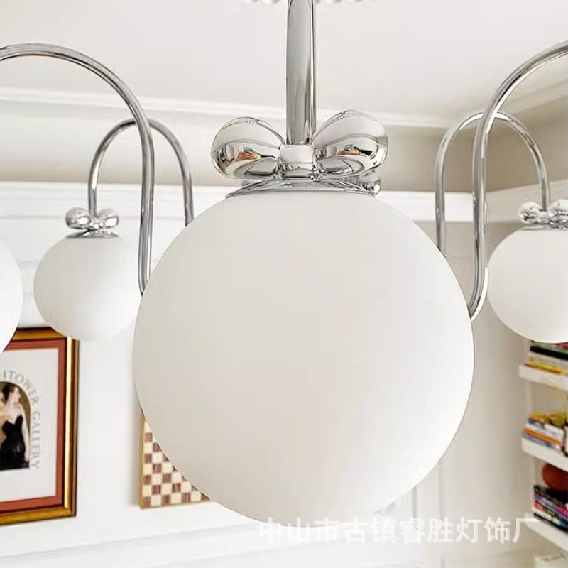 Xiaohongshu Nordic living room chandelier chandelier modern simple dining room lamp magic bean Internet celebrity bedroom lamp creative personality