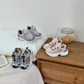 new autumn/winter kids' shoes: rotating buckle sneakers, boys' casual dad shoes, girls' outdoor shoes