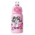 New arrival high-looking cute double drinking cup 316 stainless steel cartoon doll thermos cup portable water cup with carrying rope