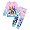 witcher squad two-piece set: 3d printed kids' outfit, long sleeve and pants set for mid-to-large children