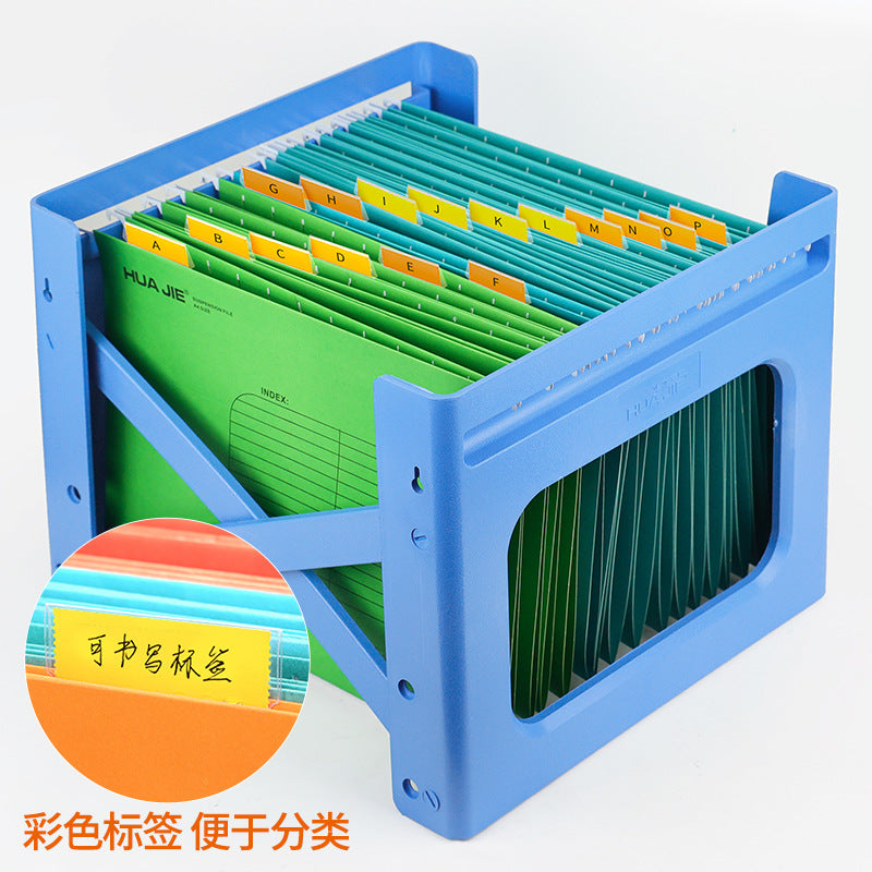 Huajie spot wholesale paper hanging folder hanging Lao a4fc thickened hanging clip card box hanging Lao clip paper