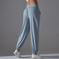 Clearance: original yarn ice silk cooling yoga pants - slim fit, sun protection, women's summer anti-uv elastic ankle-length pants