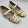 Plus size square toe elegant lace-up mary janes with bow detail - sweet, soft sole, versatile flats