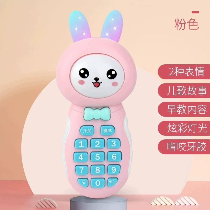 Baby toys 0-6 years old early education musical phone face-changing story machine for boys and girls - children's educational big brother big 5