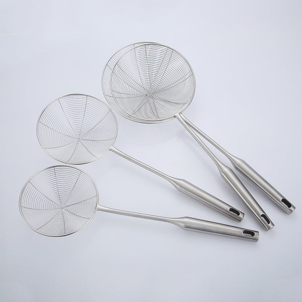 Daoqi stainless steel colander household hot pot line leakage integrated increase hedge frying filter fishing noodle spoon wholesale