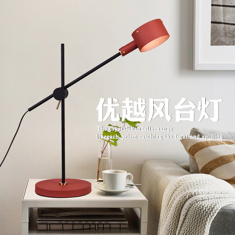 Modern minimalist bedroom eye-care desk lamp, cozy bedside art lamp, nordic style creative designer light