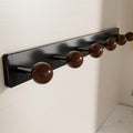 Bathroom patch punch-free round head hook strong load-bearing bathroom bathroom kitchen wall hanging punch-free clothes hanger