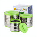 supply personalized large-capacity insulated rice bucket three-piece set portable soup bucket for office workers to bring rice pot
