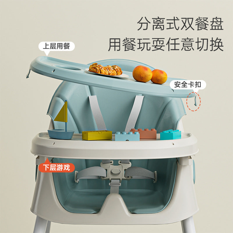 Baby Dining Chair Eating Foldable Portable Home Baby Learning Sitting Chair Children's Multifunctional Dining Table Chair Seat