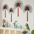 New chinoiserie wall decoration iron wall hanging fan living room dining room wall decoration wall decoration creative wall pendant