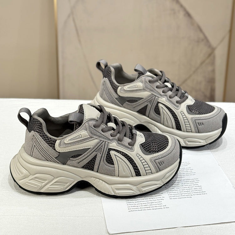 Thick solepetiteseasiest for match dad shoes 2025new arrival shoes for women best selling soft bottom non-tiring feet sports women's shoes