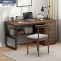 Office desk desktop home bedroom desk office desk boss table simple rental house with drawer computer desk no