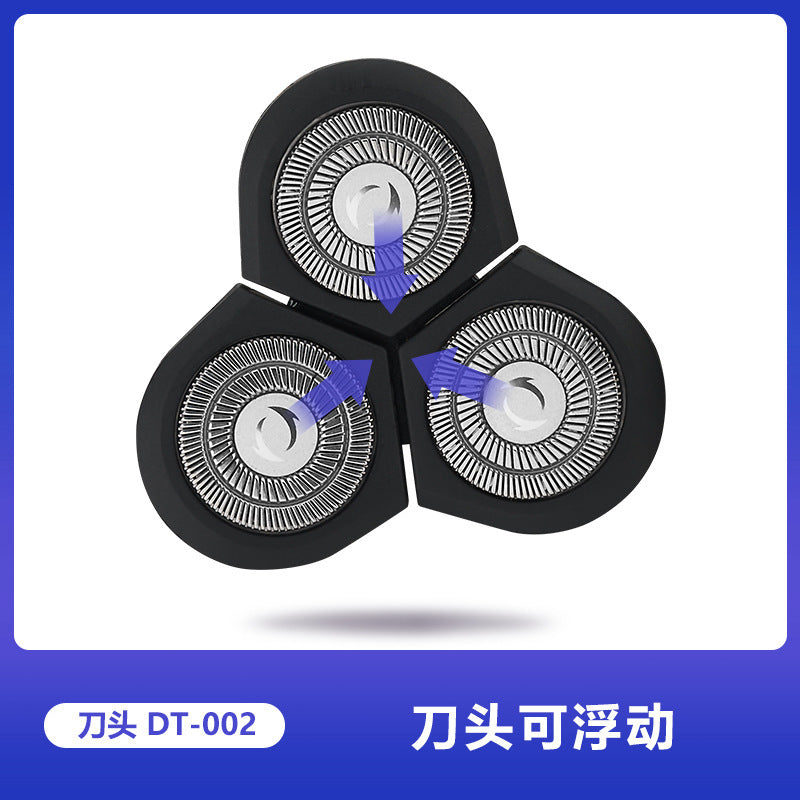 Electric shaver replacement heads - dual ring floating head - compatible with multiple brands - wholesale & portable