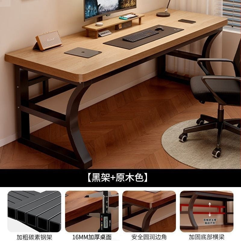 Computer desk desktop gaming table home with storage shelf office desk chair simple desk bedroom study writing desk