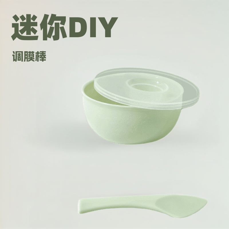 Factory customized keqi makeup mask bowl suit mini diy mask mixing stick homemade mask beauty bowl