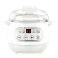Electric stew pot fully automatic water-stopping stewed bird's nest for 1-2 people ceramic liner baby cooking porridge for home electric casserole stew pot