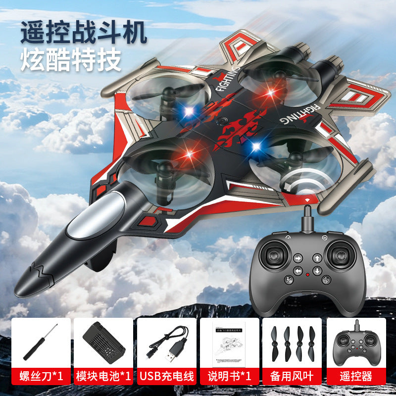 hot-selling remote control airplane: kids' foam stunt drone, drop-resistant, altitude-holding quadcopter, boy's toy