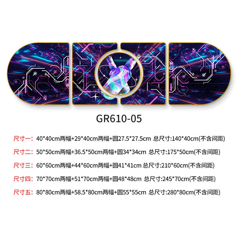 KTV box background wall creative painting bar clear bar atmosphere layout decorative painting nightclub image wall mural