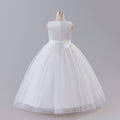 girls' formal dresses runway model evening gowns kids sleeveless long dresses princess dresses wedding dresses tutu skirts