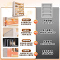 Kitchen storage rack floor-standing multi-layer dust-proof storage cabinet for home multifunctional cupboard sideboard cupboard storage cabinet