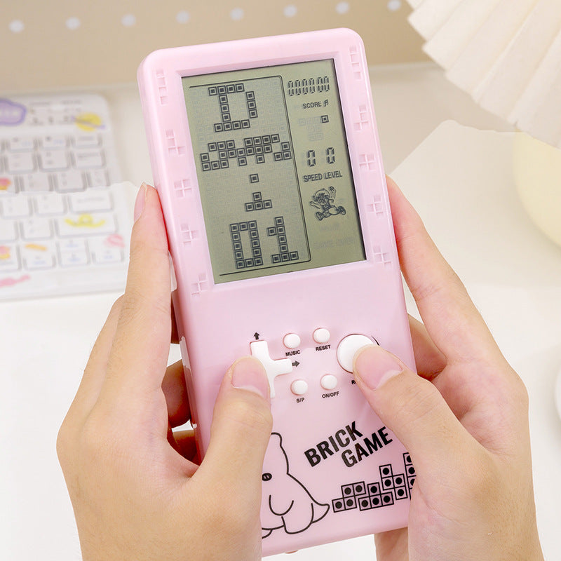 tetris game console dropshipping - portable retro arcade game console - large-screen handheld game console