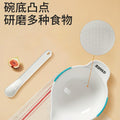 Rikang baby food bowl - special learning bowl for babies, newborn infant rice cereal, soup, grinding, and eating utensil set