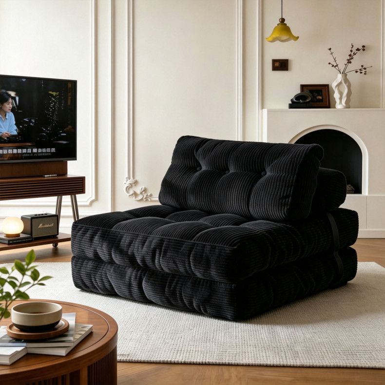 Lazy sofa single living room dual-purpose foldable sofa bed casual tatami reclining human dog house compression sofa