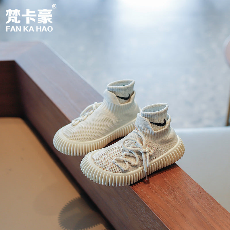 $6 a pair, factory direct deal! new spring/autumn fashion casual kids' sneakers, boys' yeezy-style shoes, for older kids and teens