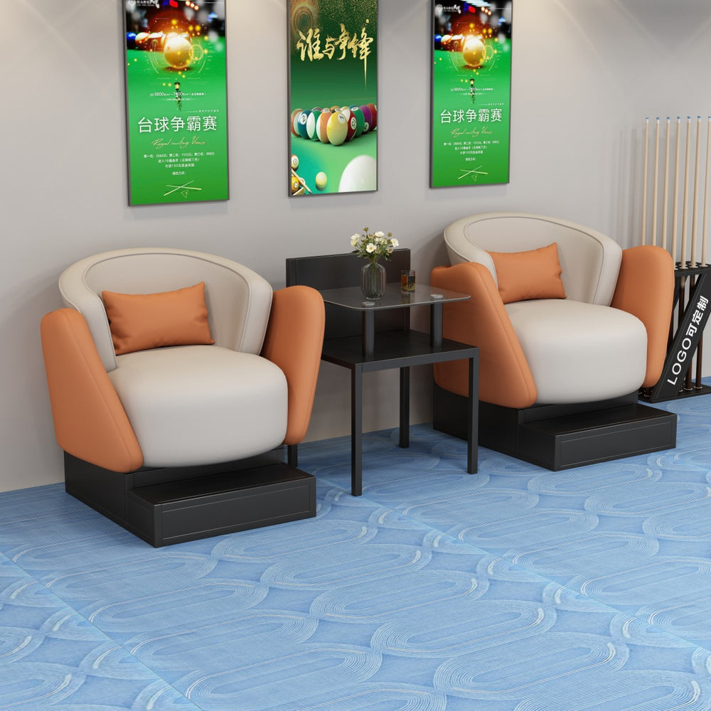 Gaming chair billiard hall sofa rest area special sofa for watching the game sofa and coffee table combination for billiard room