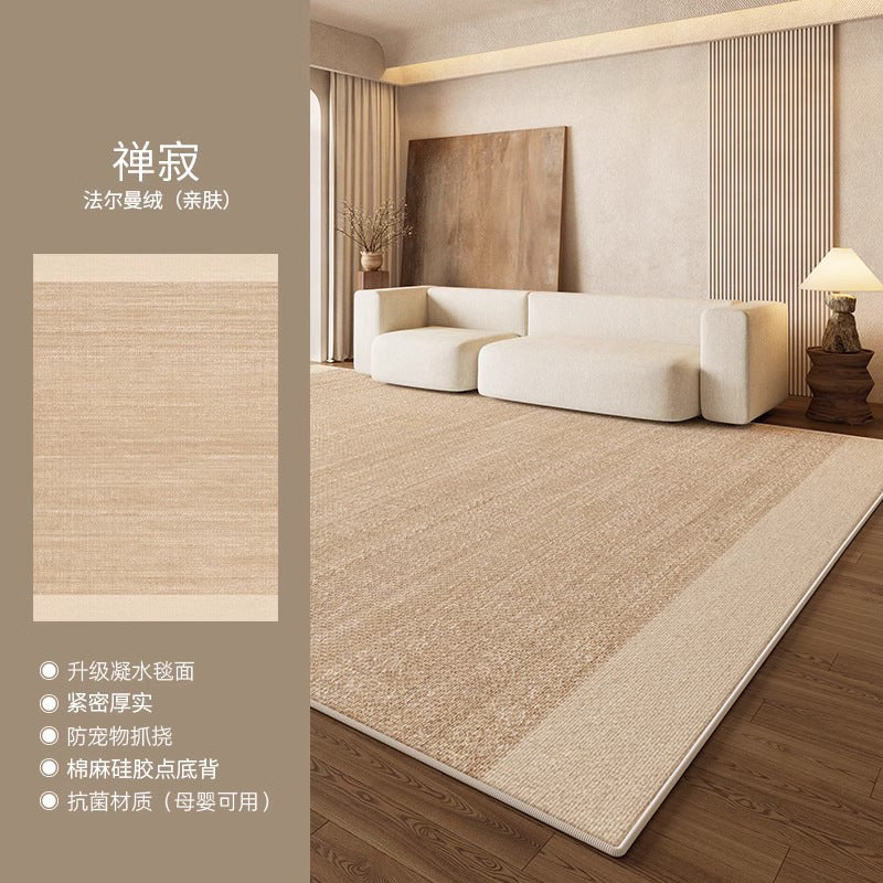 Carpet living room classy sofa coffee table blanket large area stain-resistant no-wash wipeable waterproof floor mat bedroom bedside blanket