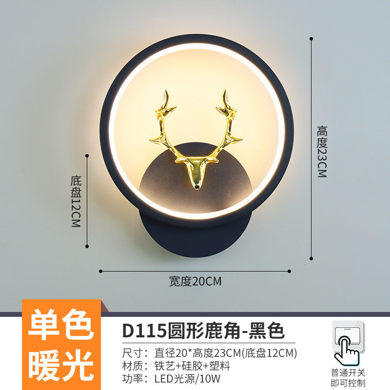 The whole network low-cost led corridor aisle entrance light new Nordic stairs balcony bedroom bedside background wall wall lamp