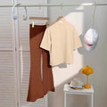 wholesale girls' short-sleeved and shorts sets, fashionable and versatile casual outfits for girls to wear out in spring, summer, and autumn